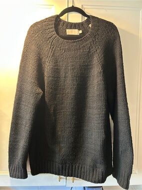 Vince Women’s Crewneck Knit Sweater - Black